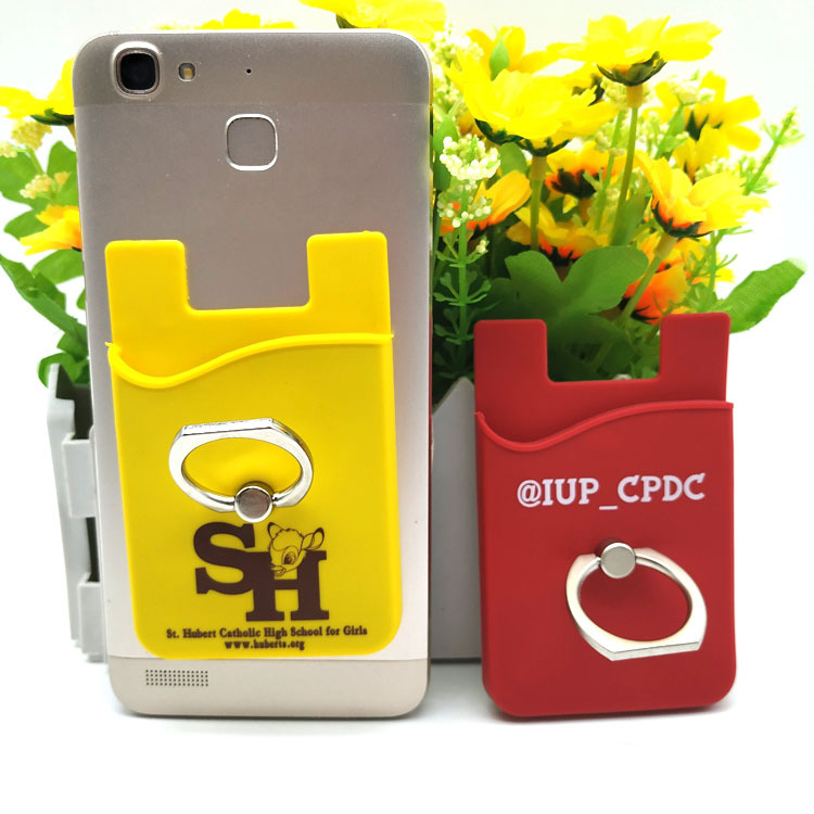 Silicone Phone Wallet Card Holder 2