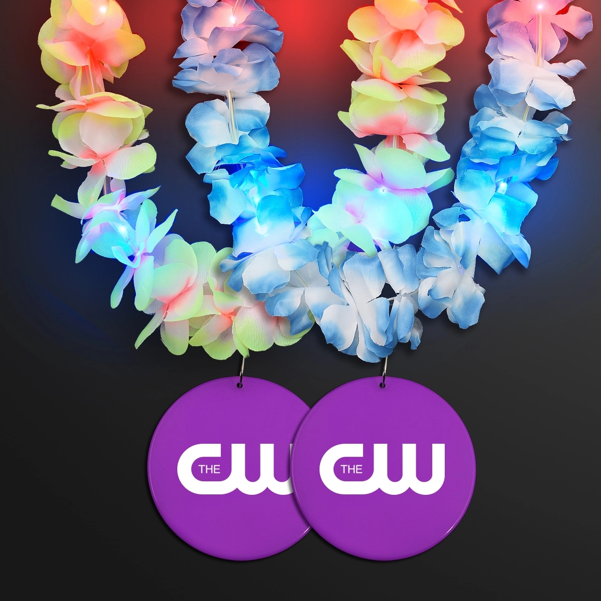 Light Up Hawaiian Leis with Custom Circle Medallion 28