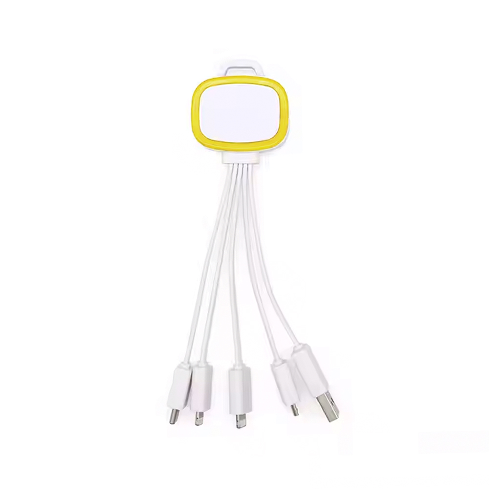 Light Up 5-In-1 Mobile USB Charging Cables - W/ Type C 4