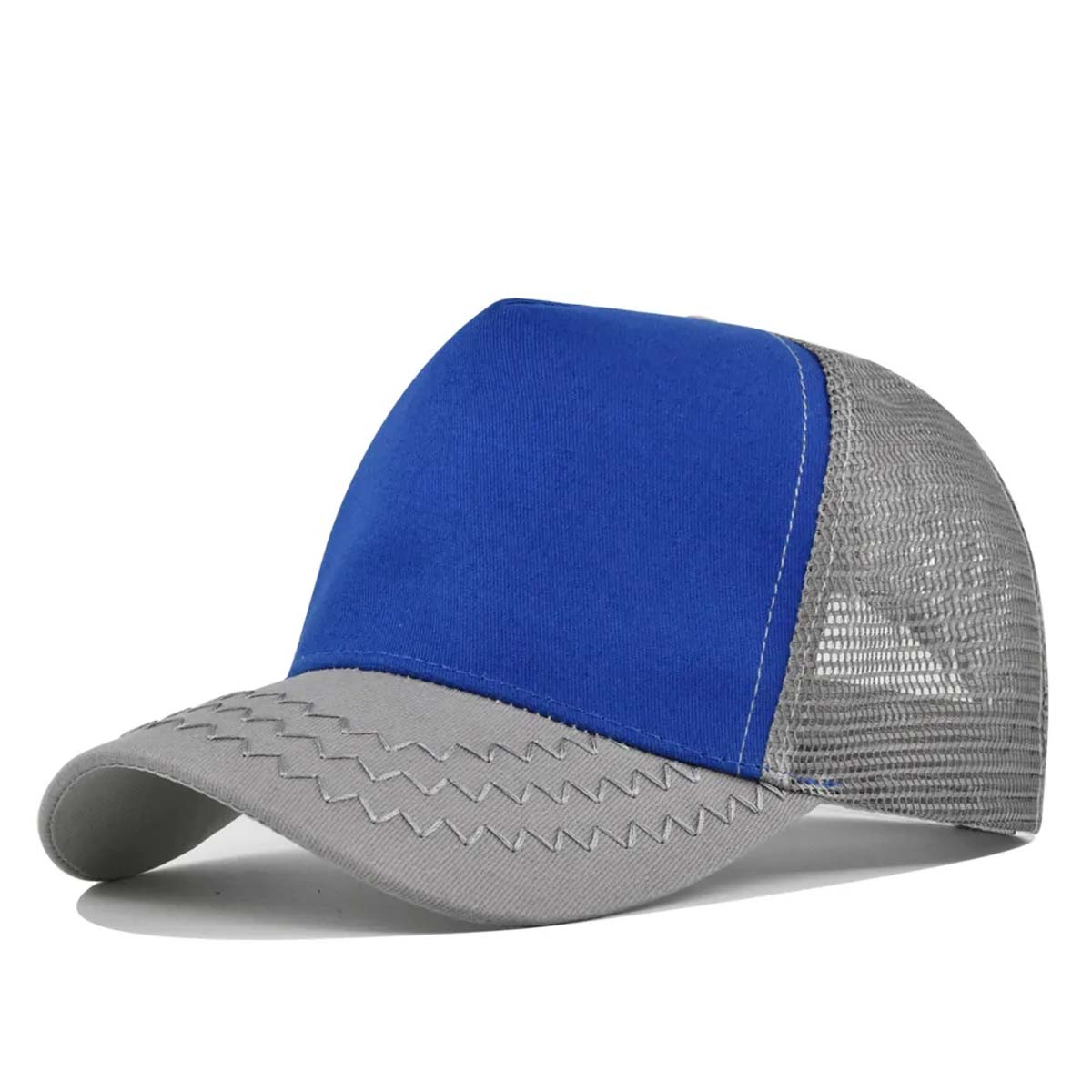 Durable 5 Panel Trucker Hat with Breathable Mesh Back 4
