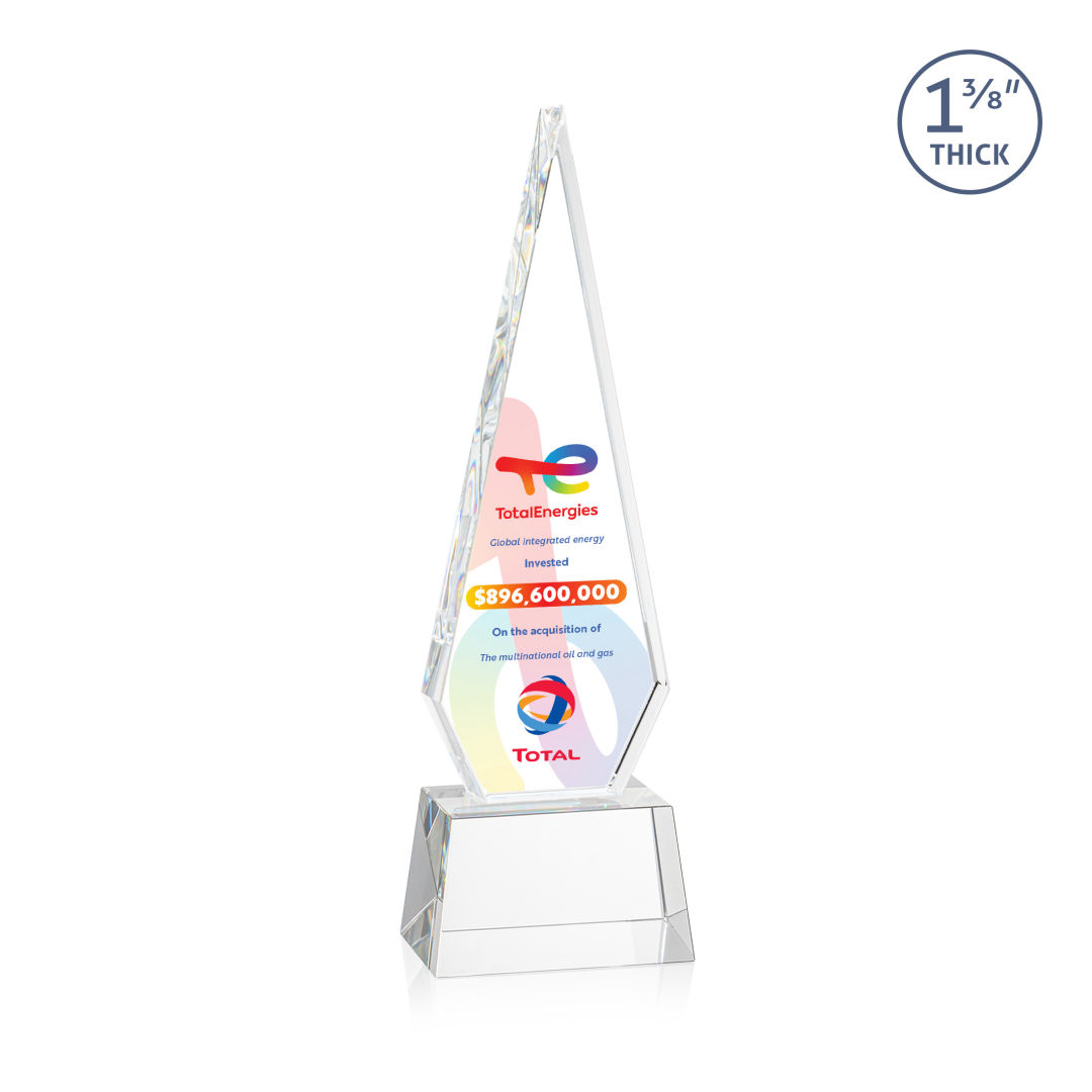 Springfield VividPrint™ Award on Robson Base - Clear 10