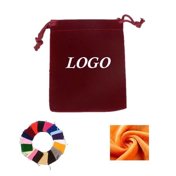 Mini Drawstring Velvet Pouch 2