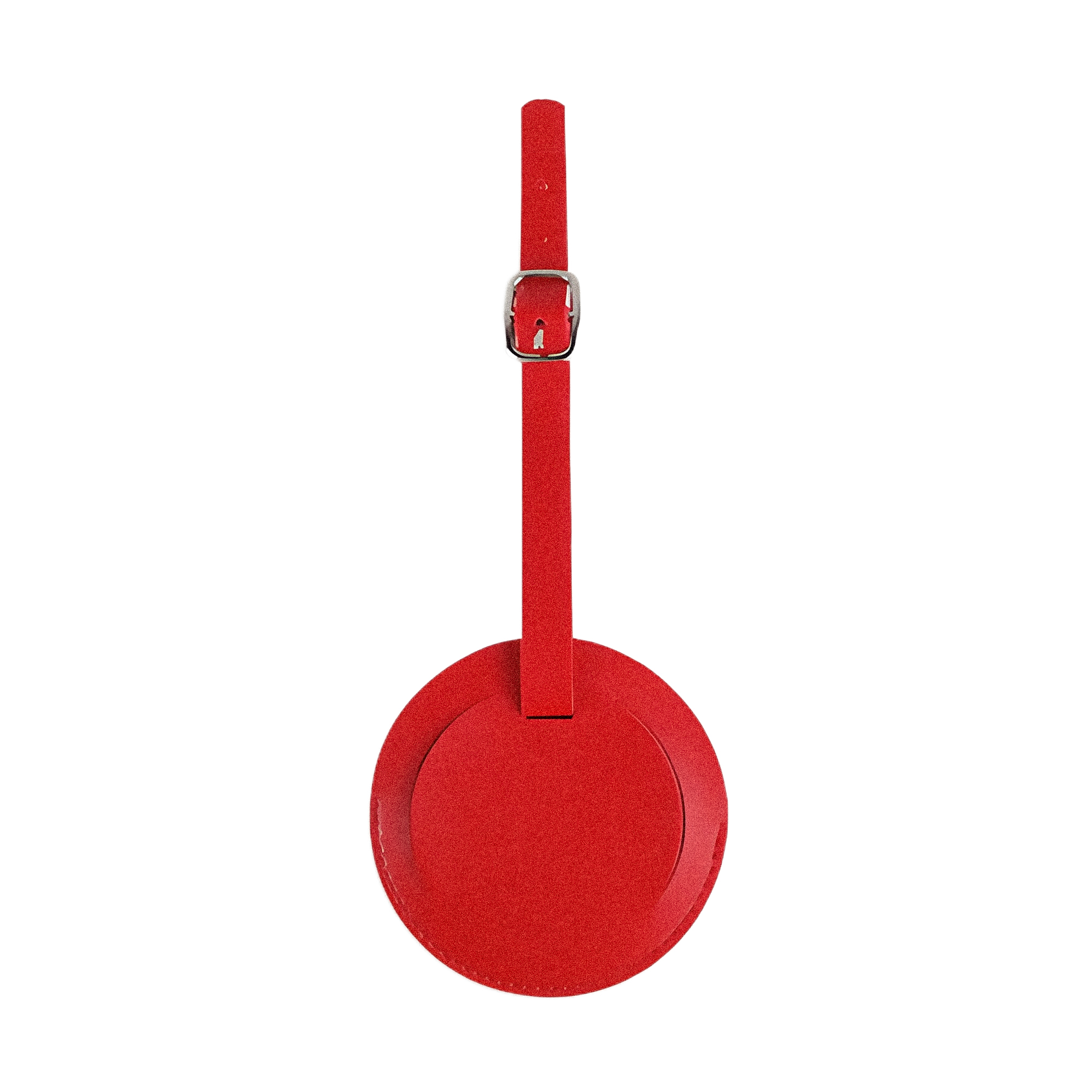 Round Thickened PU Leather Luggage Tag with Card 10