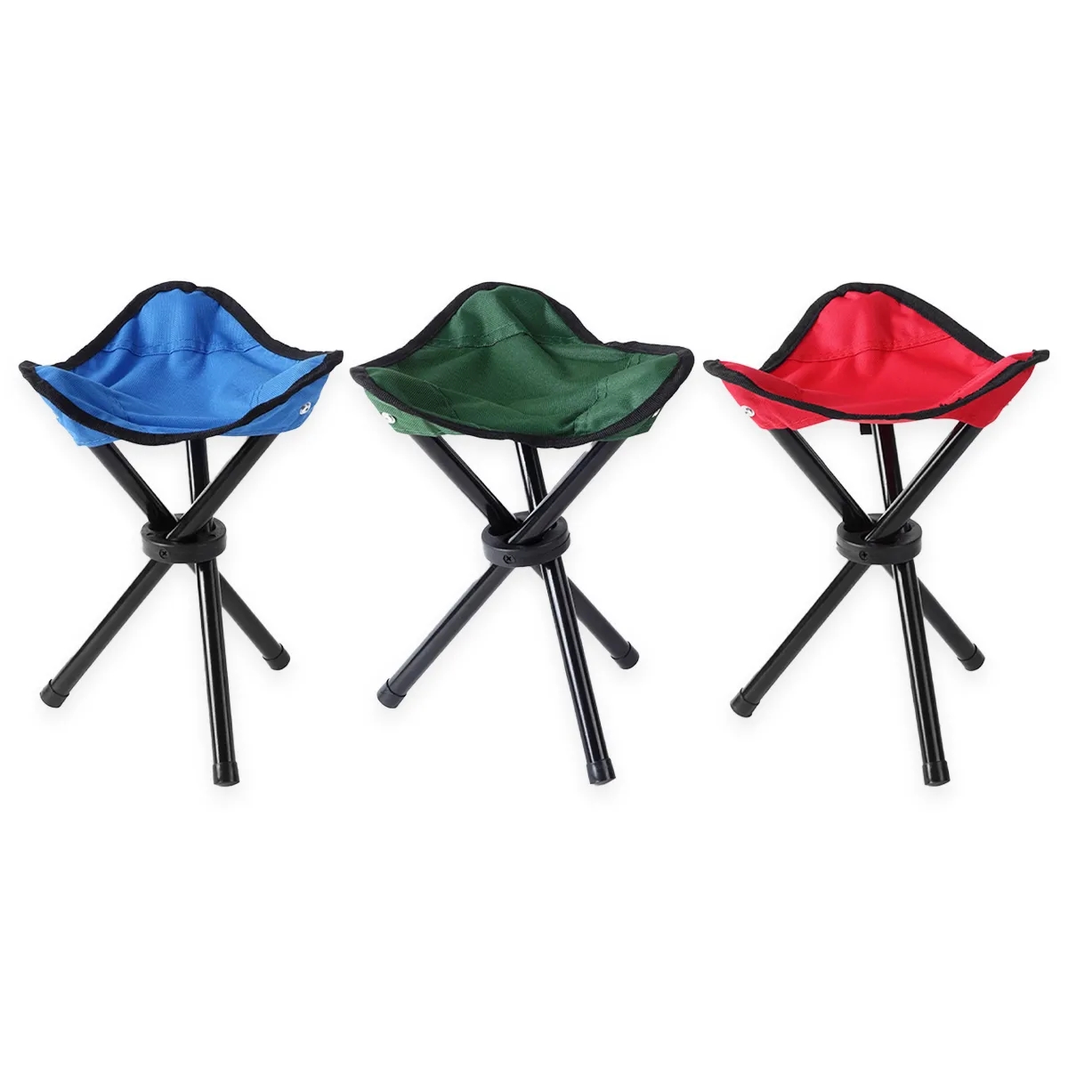 Folding Camping Stool Portable Stable Hiking Picnic Chair 6