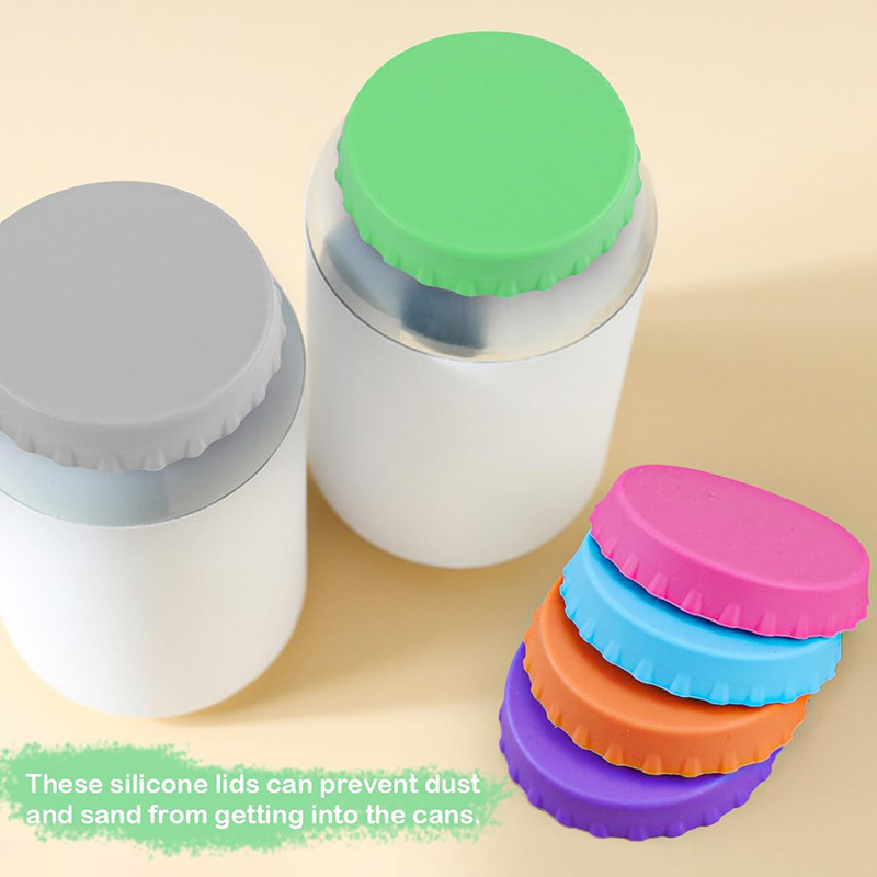 Resealable Silicone Soda Can Lid 4