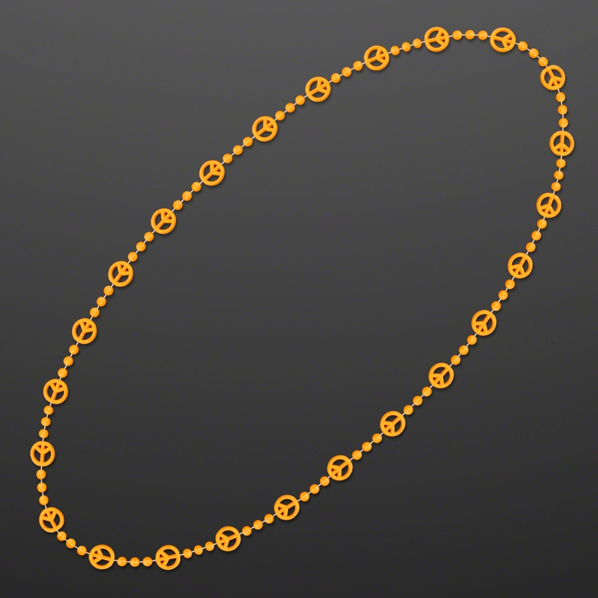 Peace Sign Bead Necklaces (NON-LIGHT UP) 5