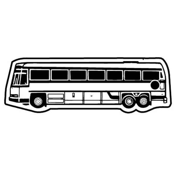 Tour Bus 4 Key Tag (Spot Color) 1