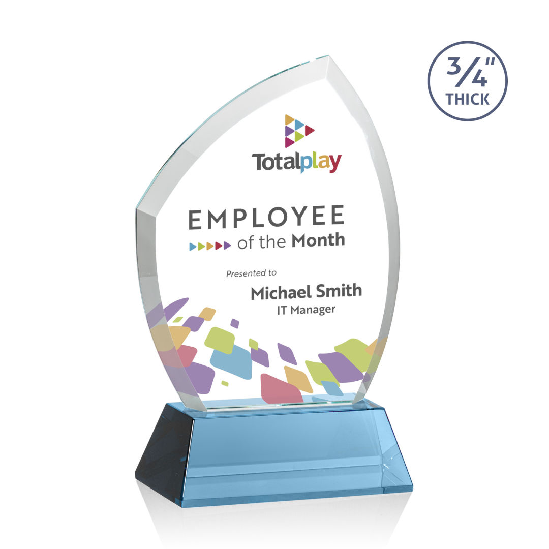 Daltry VividPrint™ Award on Newhaven Base - Sky Blue 7