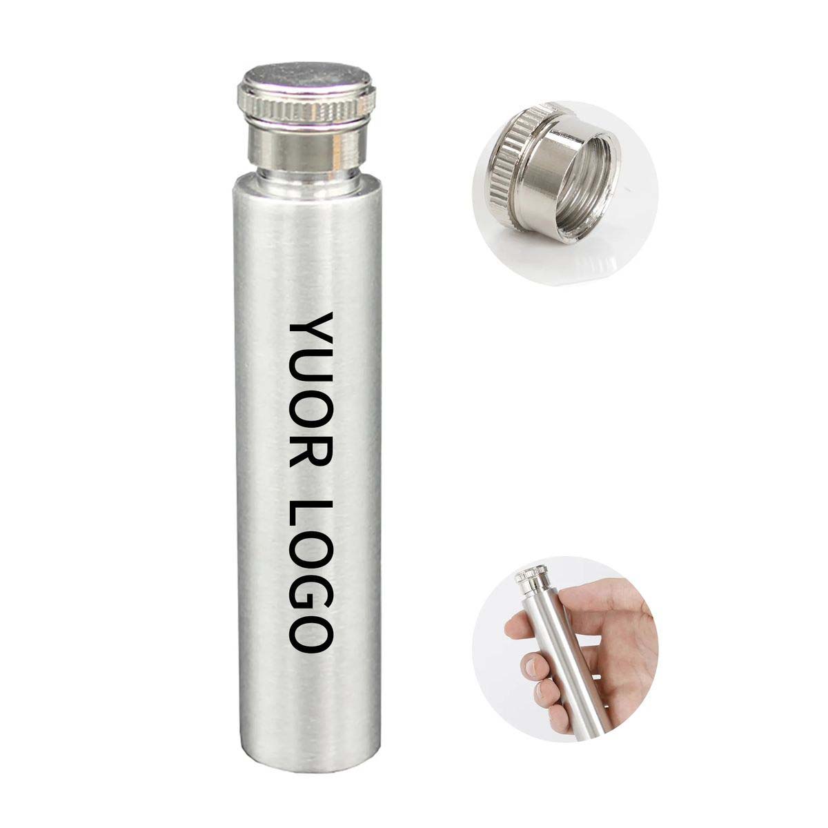 1oz Pocket Flask for Outdoor Adventures 4
