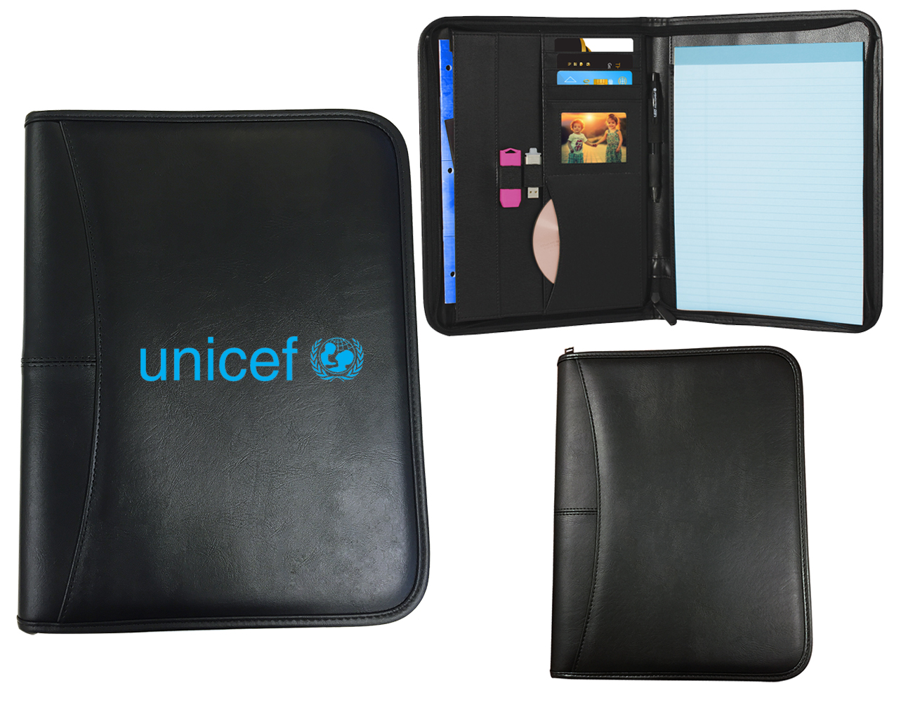 Author Premium Padfolio w/ Padded Cover - Leatherette 1