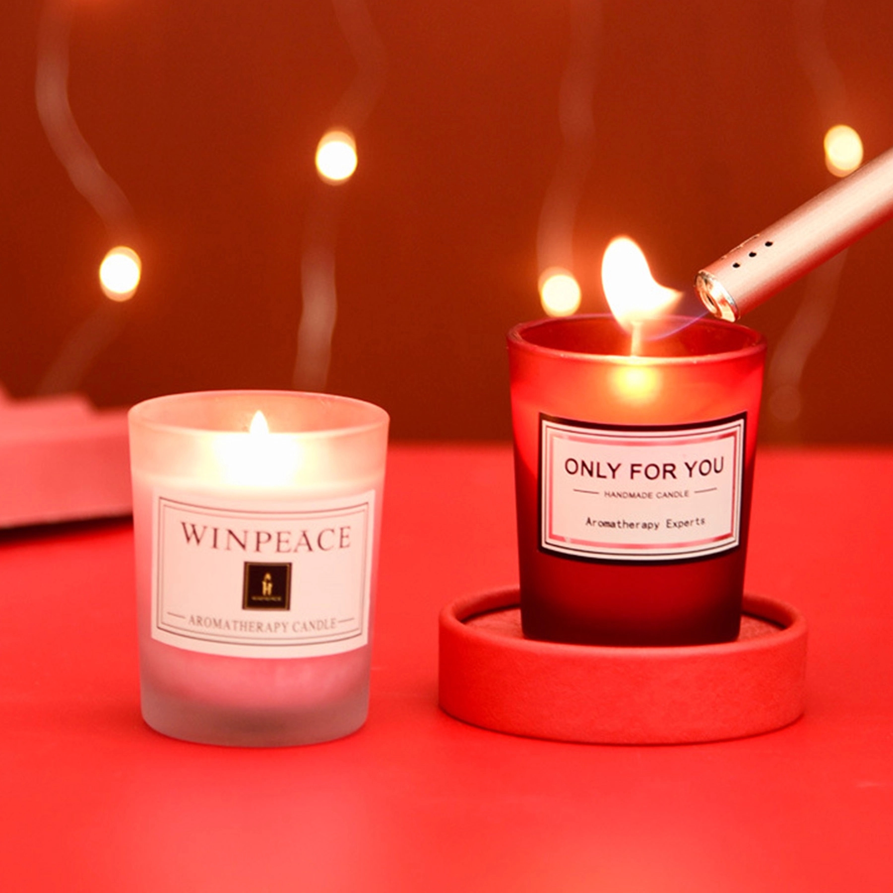 1.76oz. Natural Soy Wax Candle in Glass Jar 1