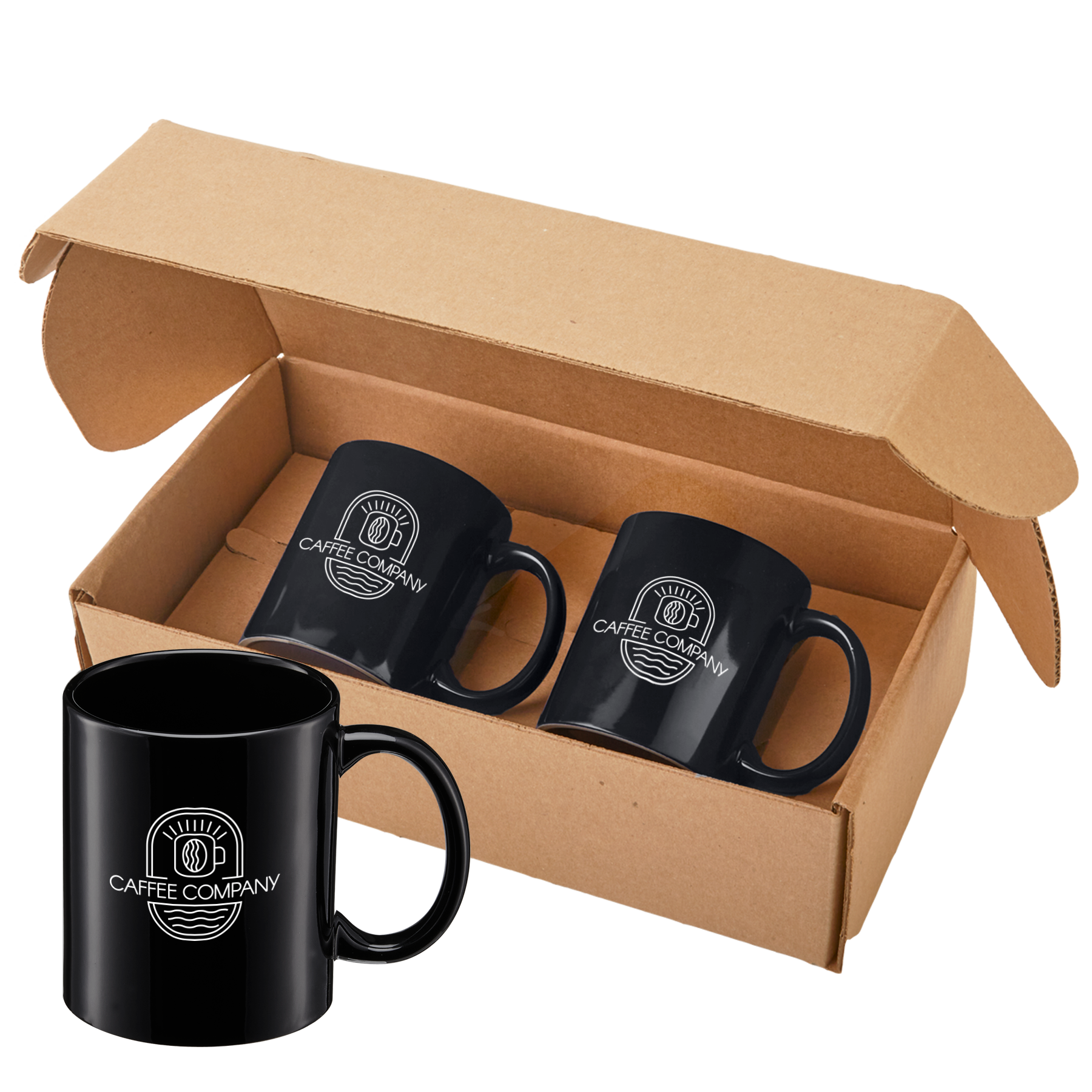 11 Oz. Sunrise Ceramic Coffee Mug Set 5