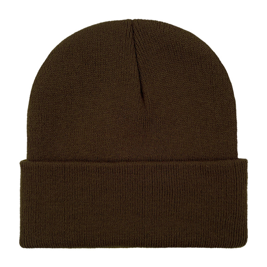 Classic Ribbed Cuffed Beanie with Custom Logo - 100% Acrylic 69