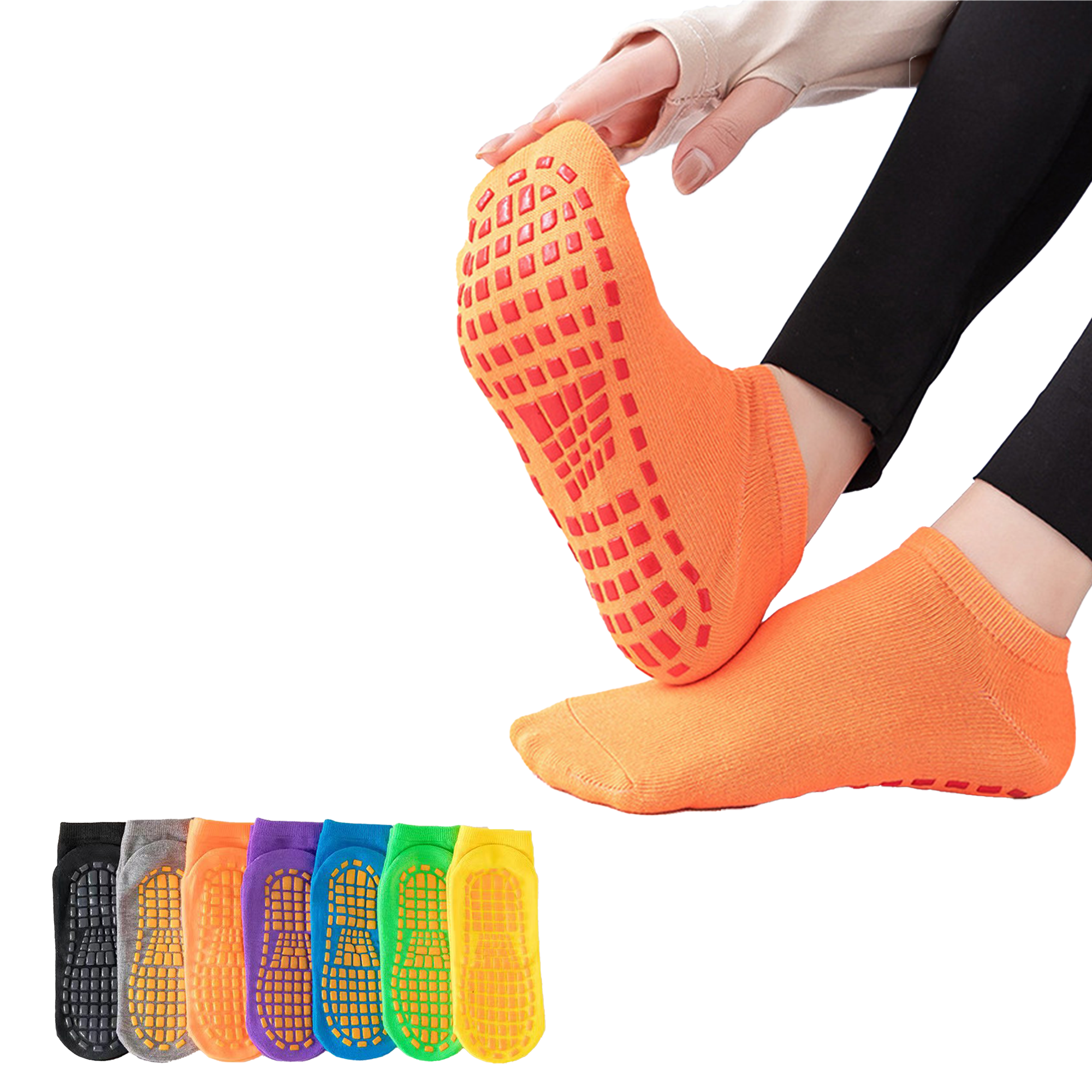Adult Non-Slip Yoga Pilates Grip Socks 3