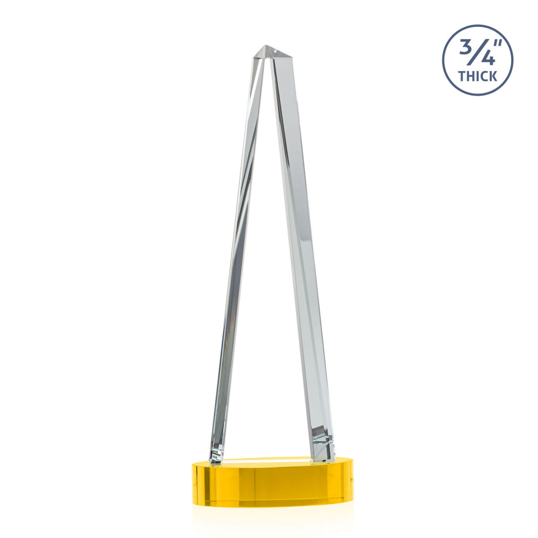 Majestic Tower VividPrint™ Award on Alberton Base - Gold 8
