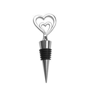 Beautiful Heart Flower Wine Cork Stopper 3