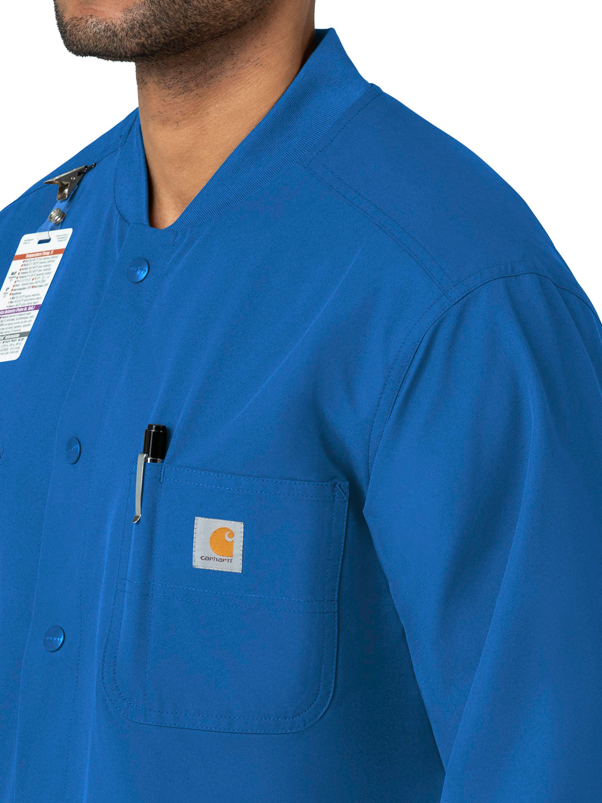 Carhartt Scrubs - Force Essentials - Unisex Modern Fit FastDry Chore Coat 6