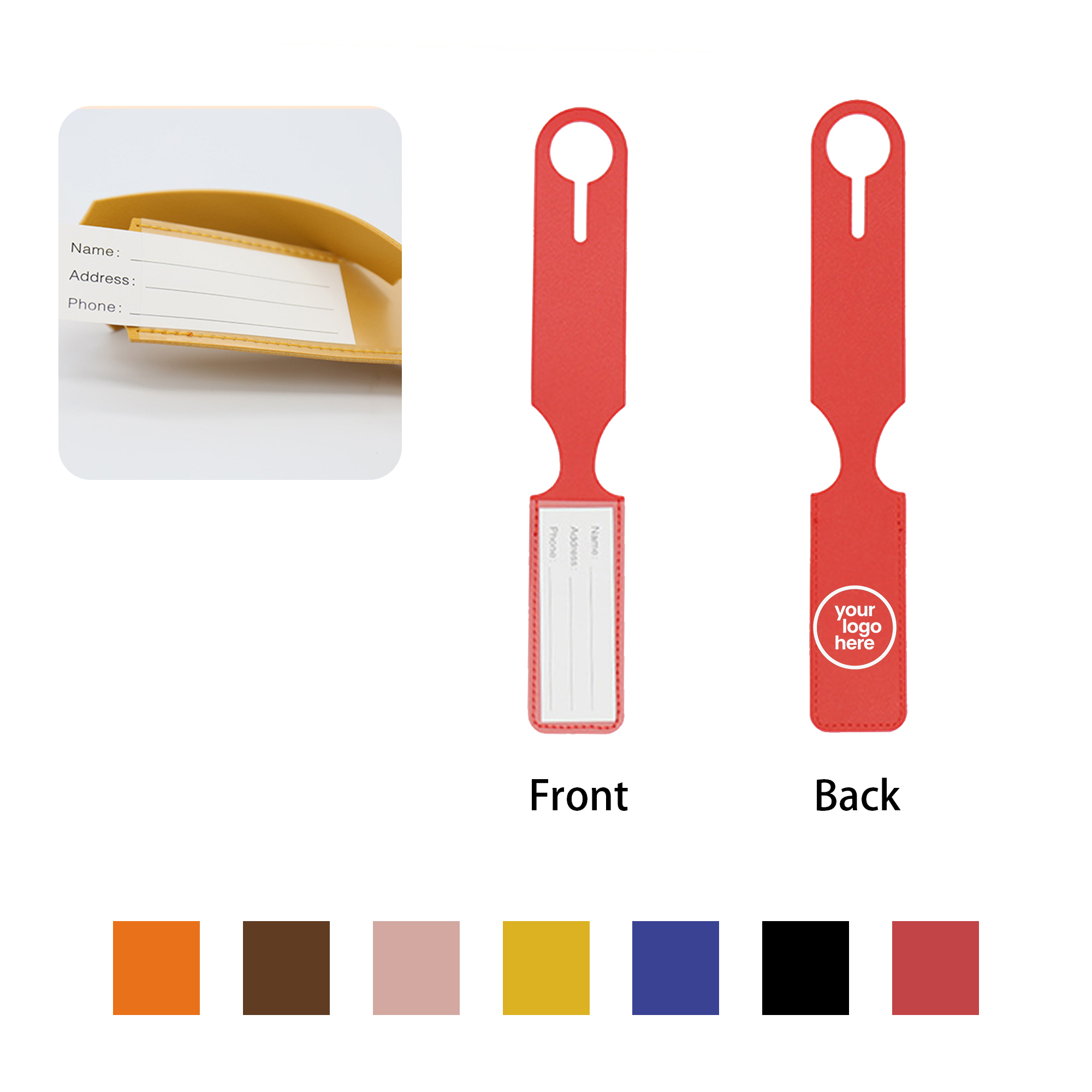MOQ:30pcs Personalized Travel Tag 2