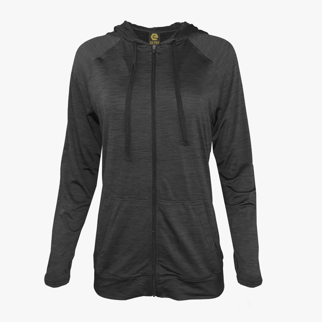 #L238 / Imperial Space Dye Women's Full Zip Hoodie 1