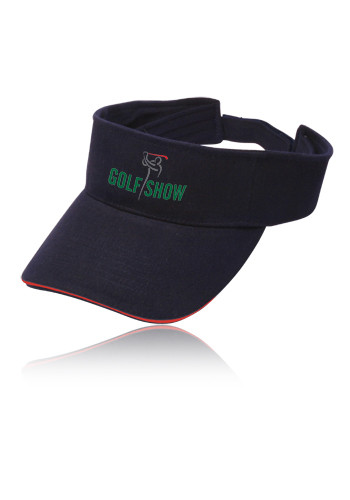 Solid Color Brushed Cotton Sandwich Visors 20