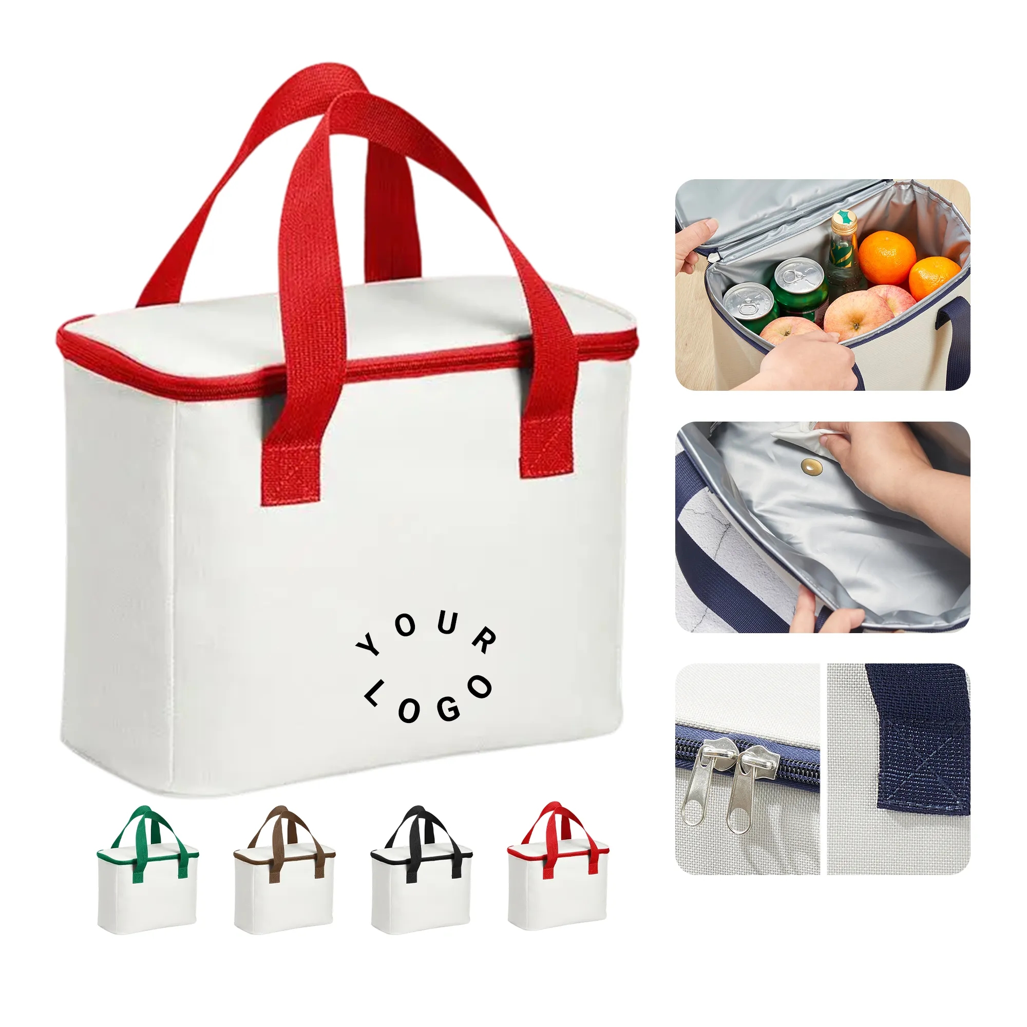 Oxford Insulated Lunch Bag with Dual Handles 1