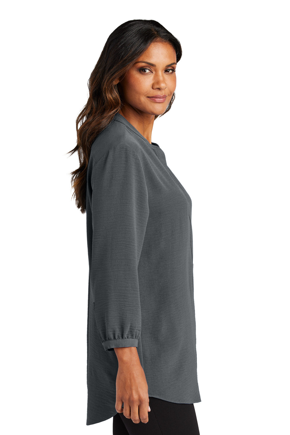 Port Authority Women's 3/4-Sleeve Textured Crepe Tunic LW713 24