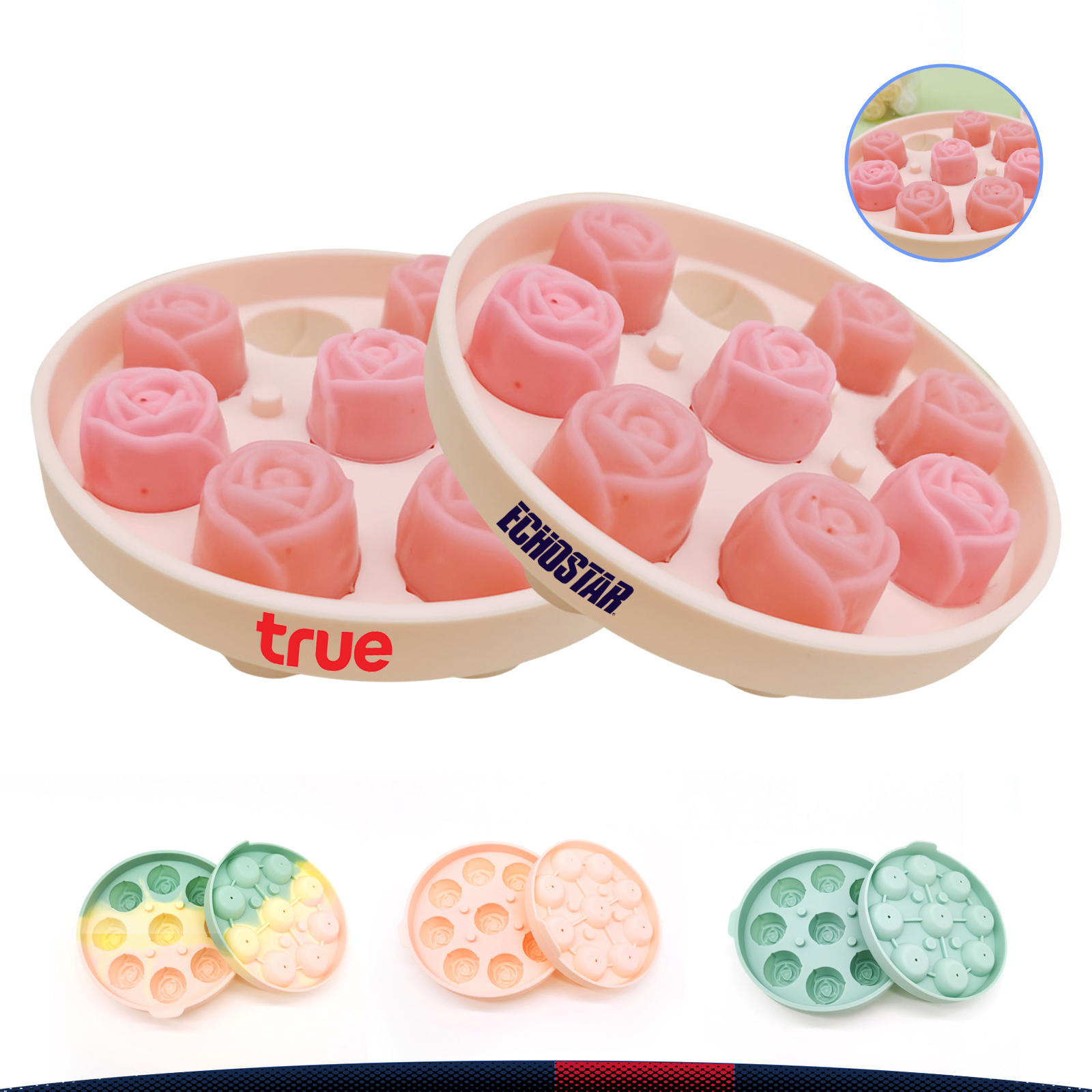 Rose Ice Trays 4