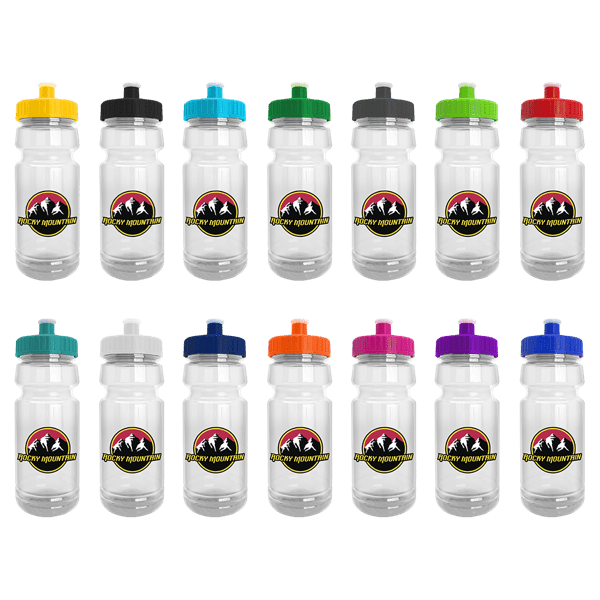 Wheely 24oz Transparent Bike Bottle w/Push-Pull Lid 5