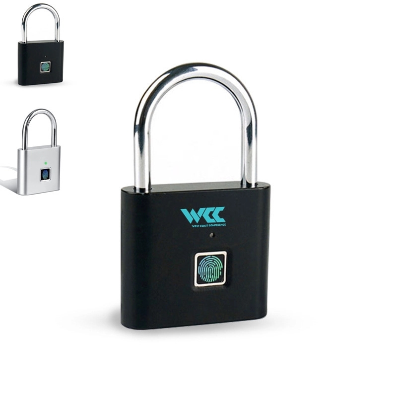 USB Charging Waterproof Fingerprint Pad Lock 5