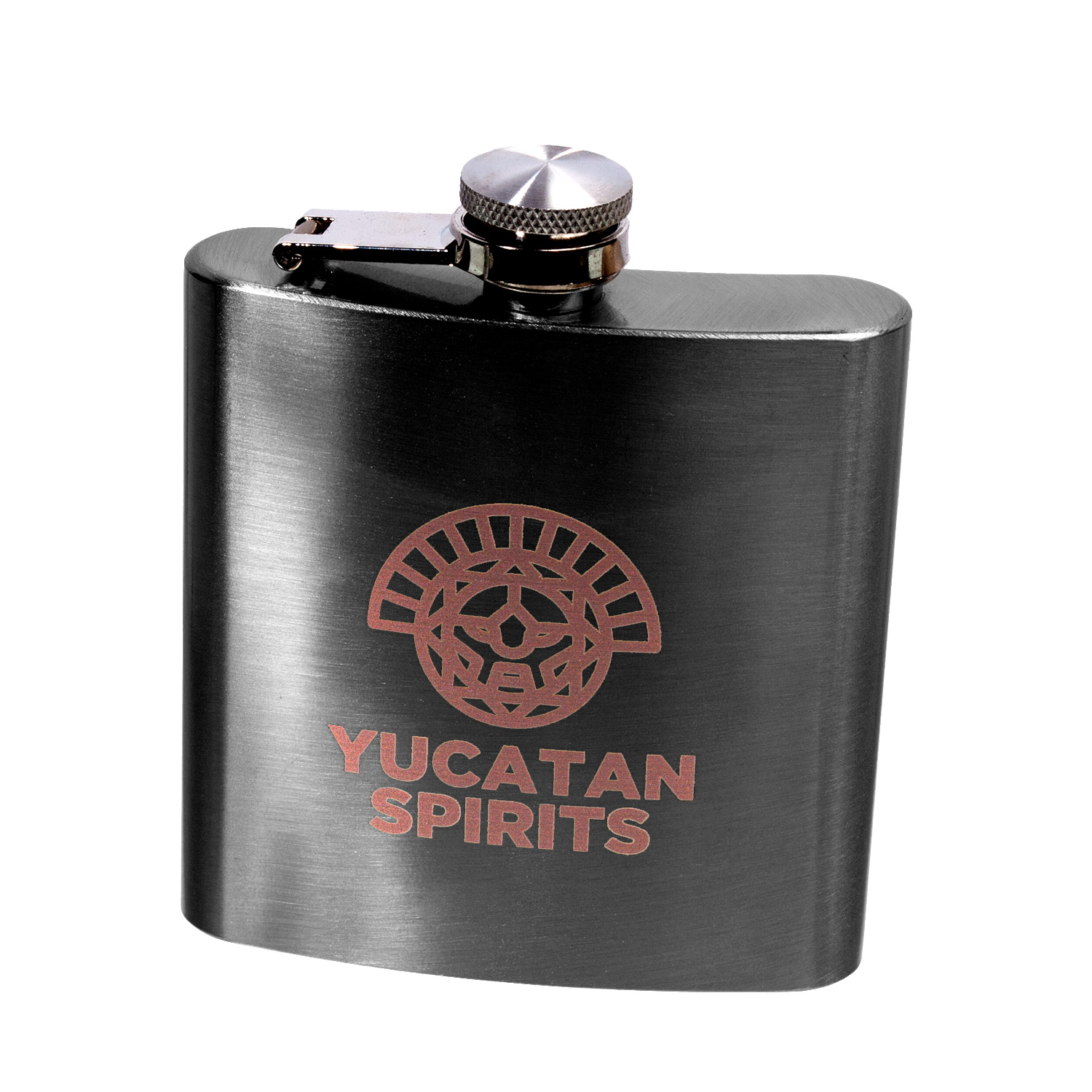 6 oz. Lazio Stainless Steel Hip Flask (Engraved Imprint), custom water bottle with logo imprint 11