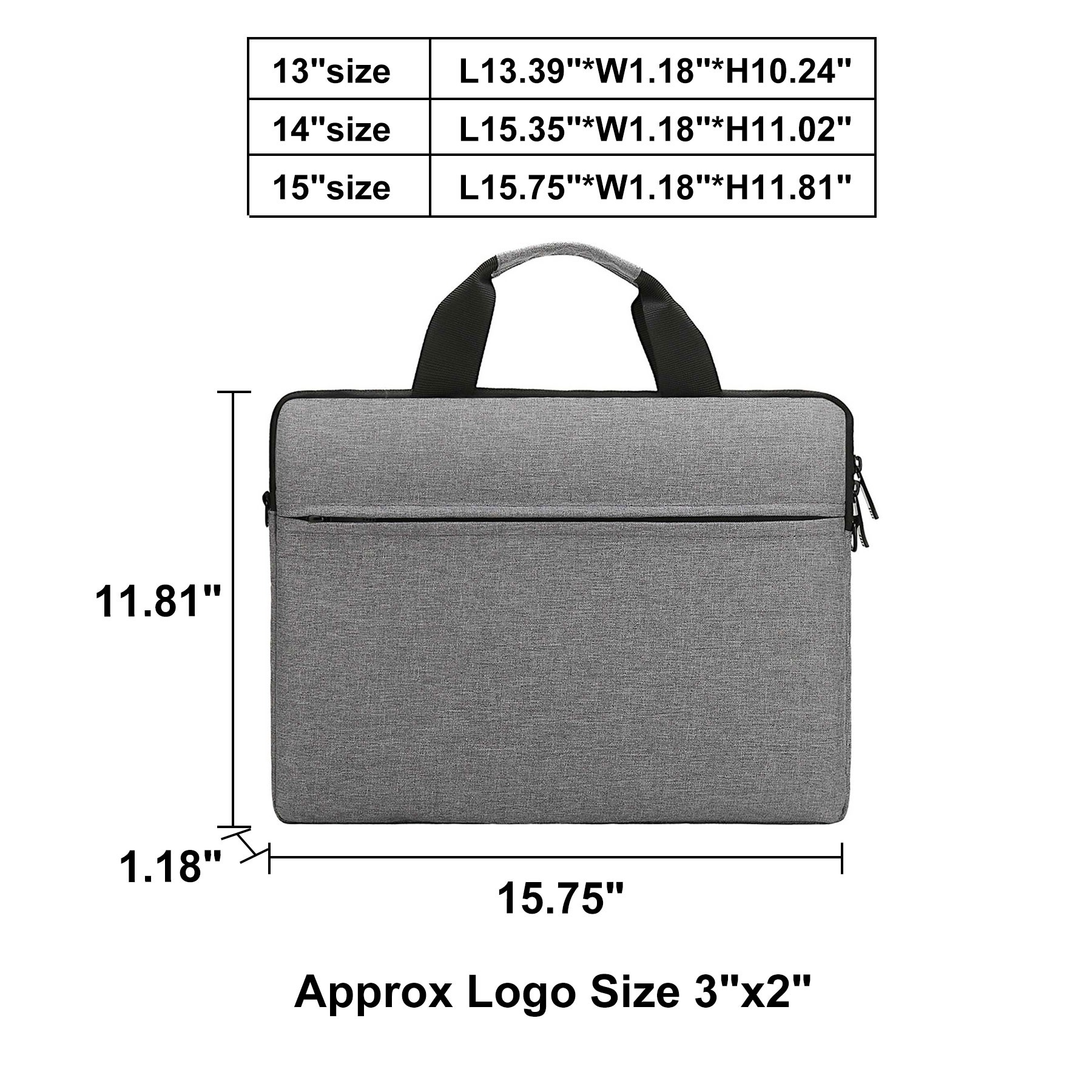 Laptop Sleeve Bag With Shoulder Strap 2