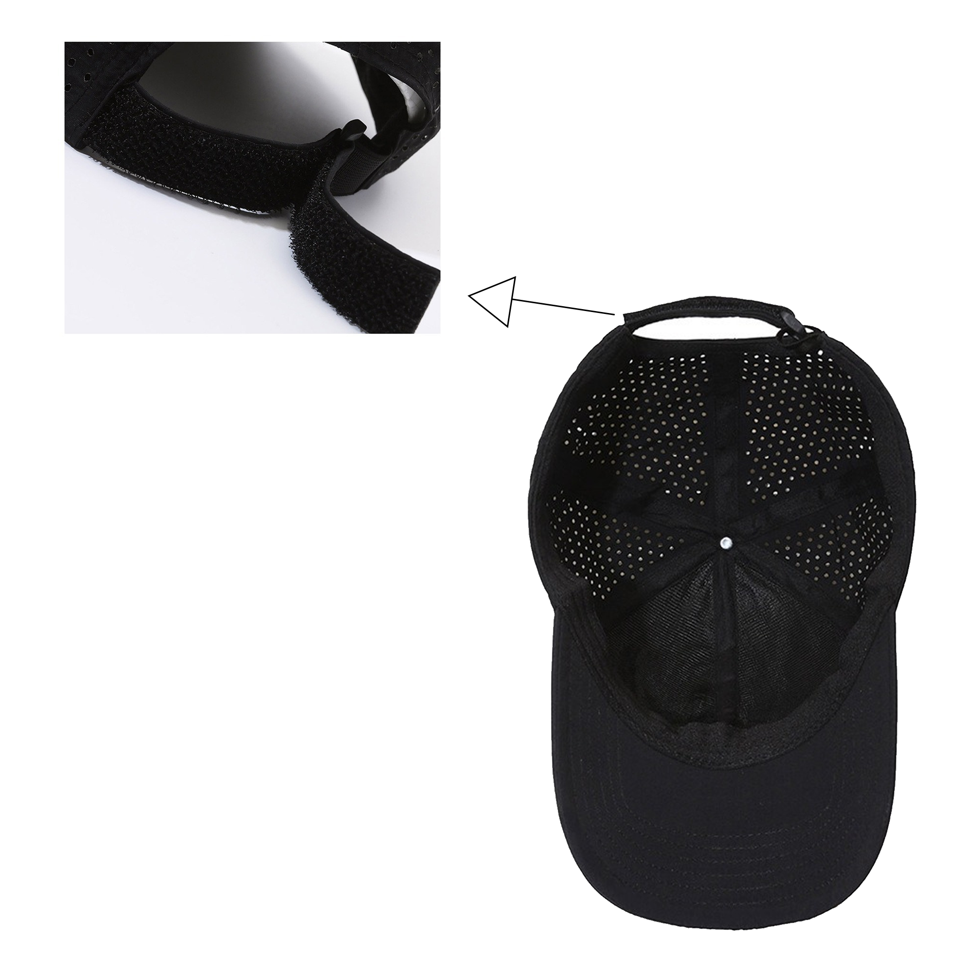 MOQ 50 Performance Mesh Running Cap 3