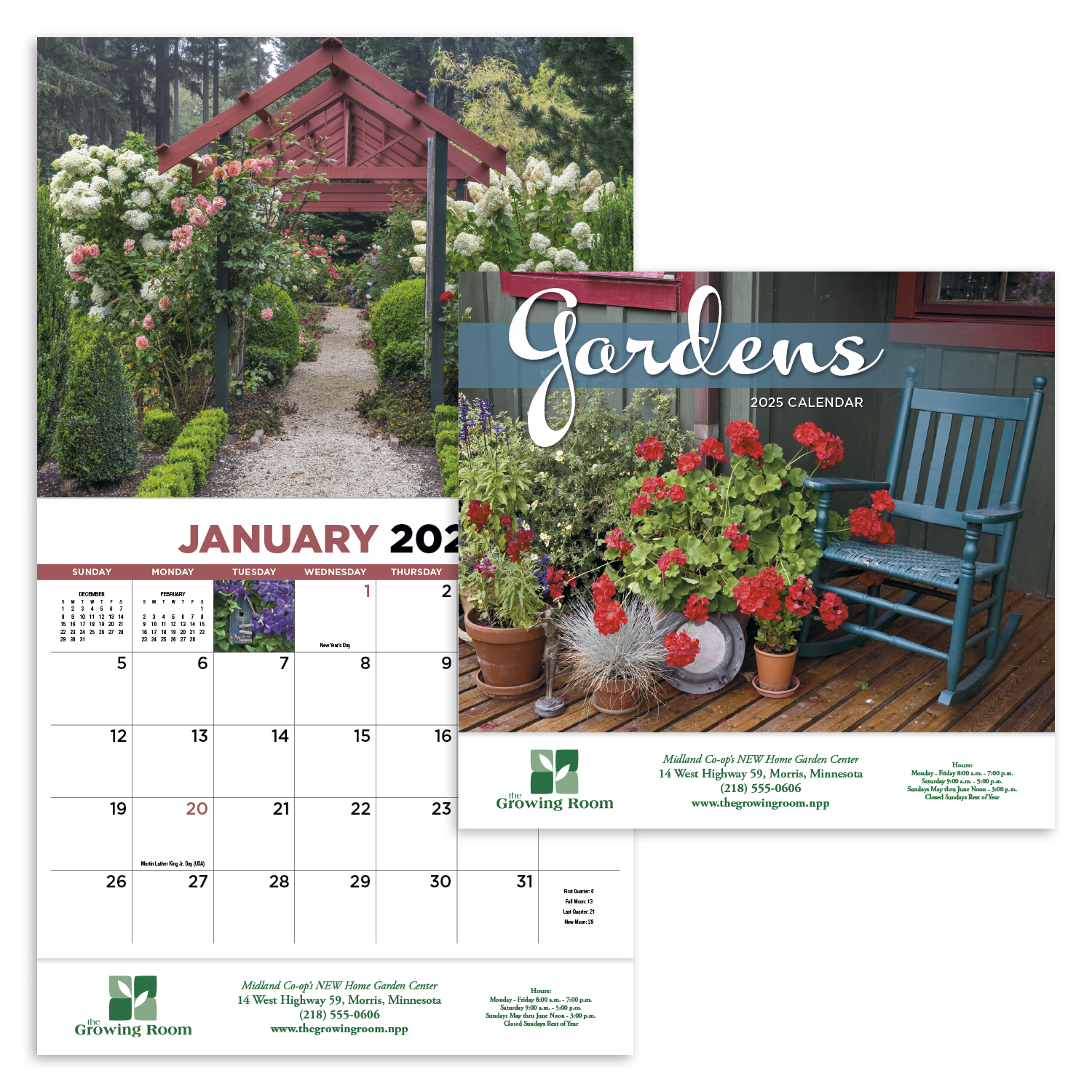 HotLine® Products Gardens Appointment Calendar - Stapled 6