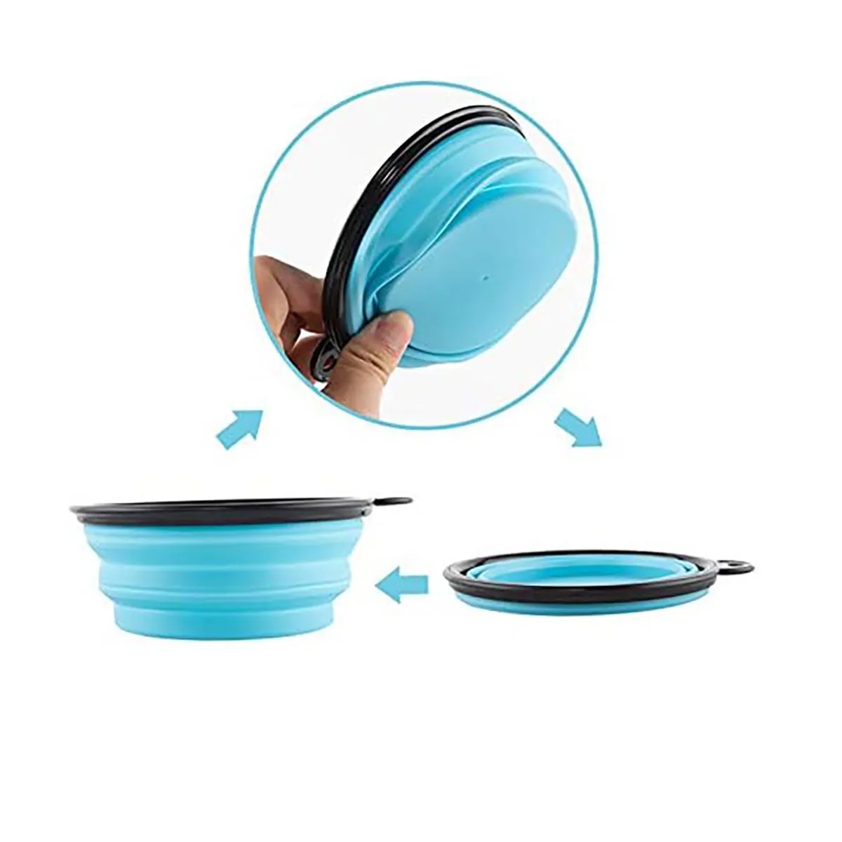 Foldable Pet Water Bowl Dog Cat Feeder 4