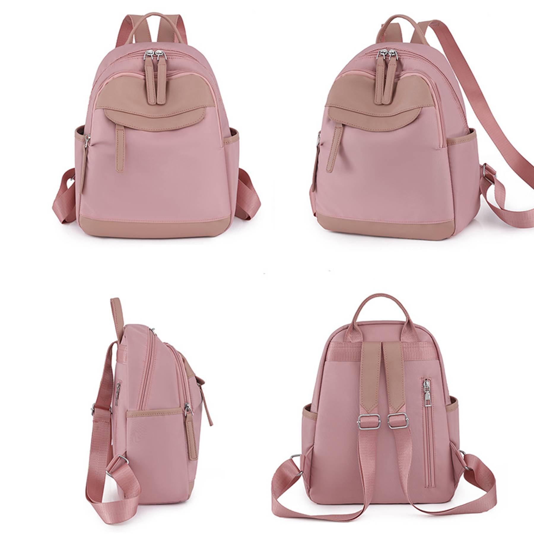 Ladies Nylon Travel Backpack Purse 4