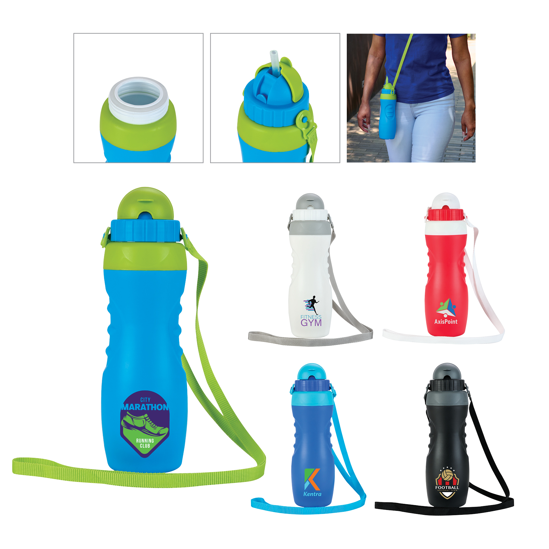 Remi 18 oz. Double Wall Polypropylene Water Bottle 27