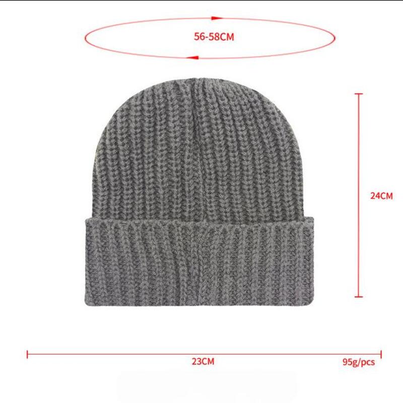 Knitted Cuffed Beanie 8