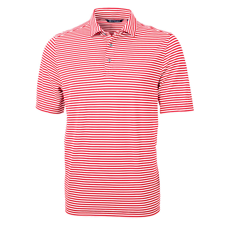 Cutter & Buck Virtue Eco Pique Stripe Recycled Men's Polo 9