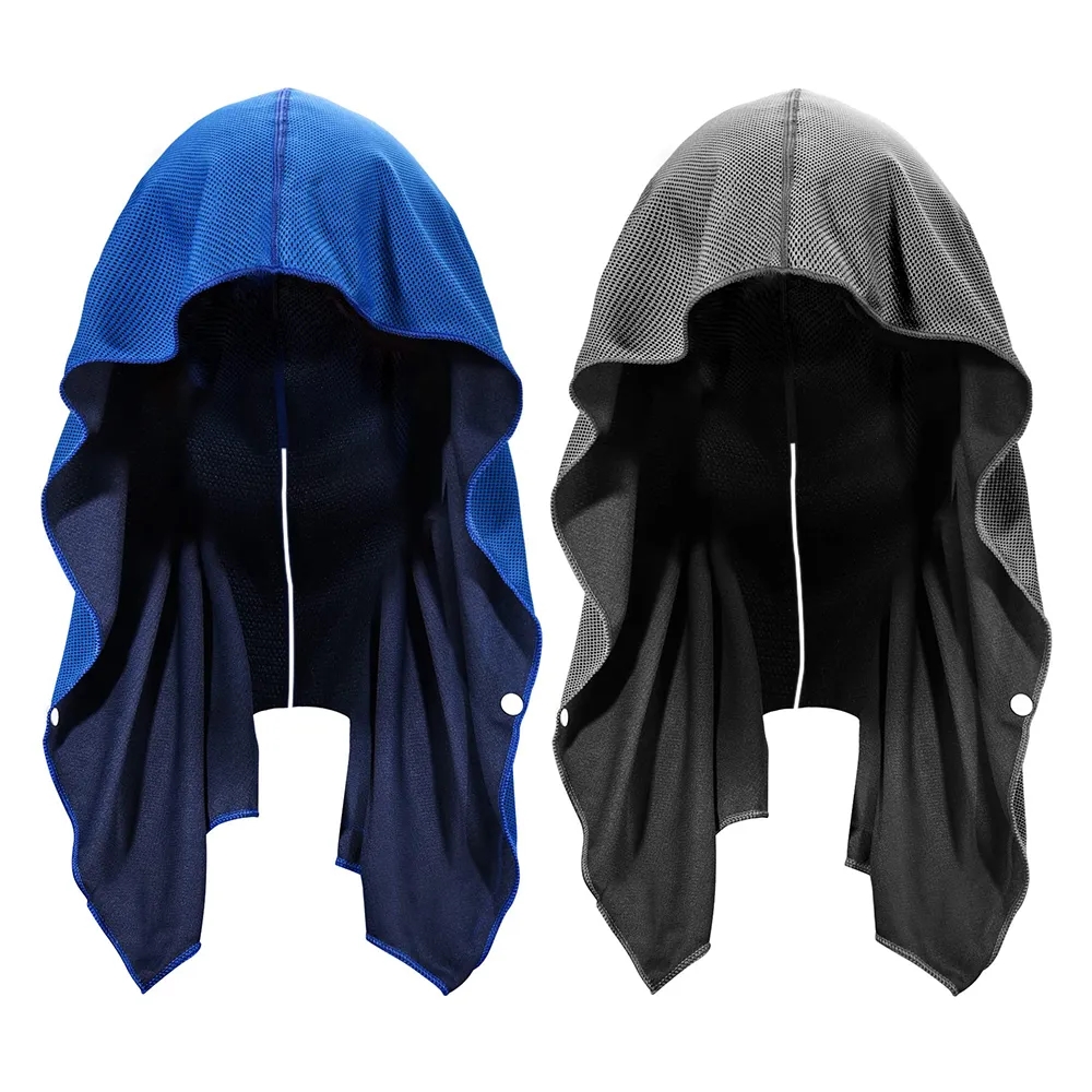 Cooling Hoodie Towel UV Protection Quick Dry Sport Neck Wrap 8