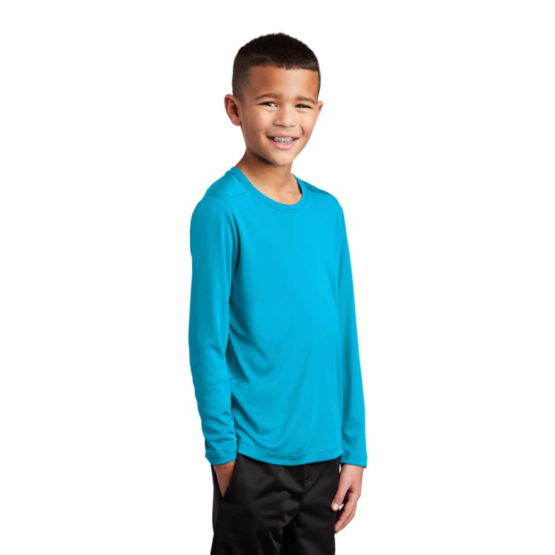 Sport-Tek Youth Posi-UV Pro Long Sleeve Tee. 34