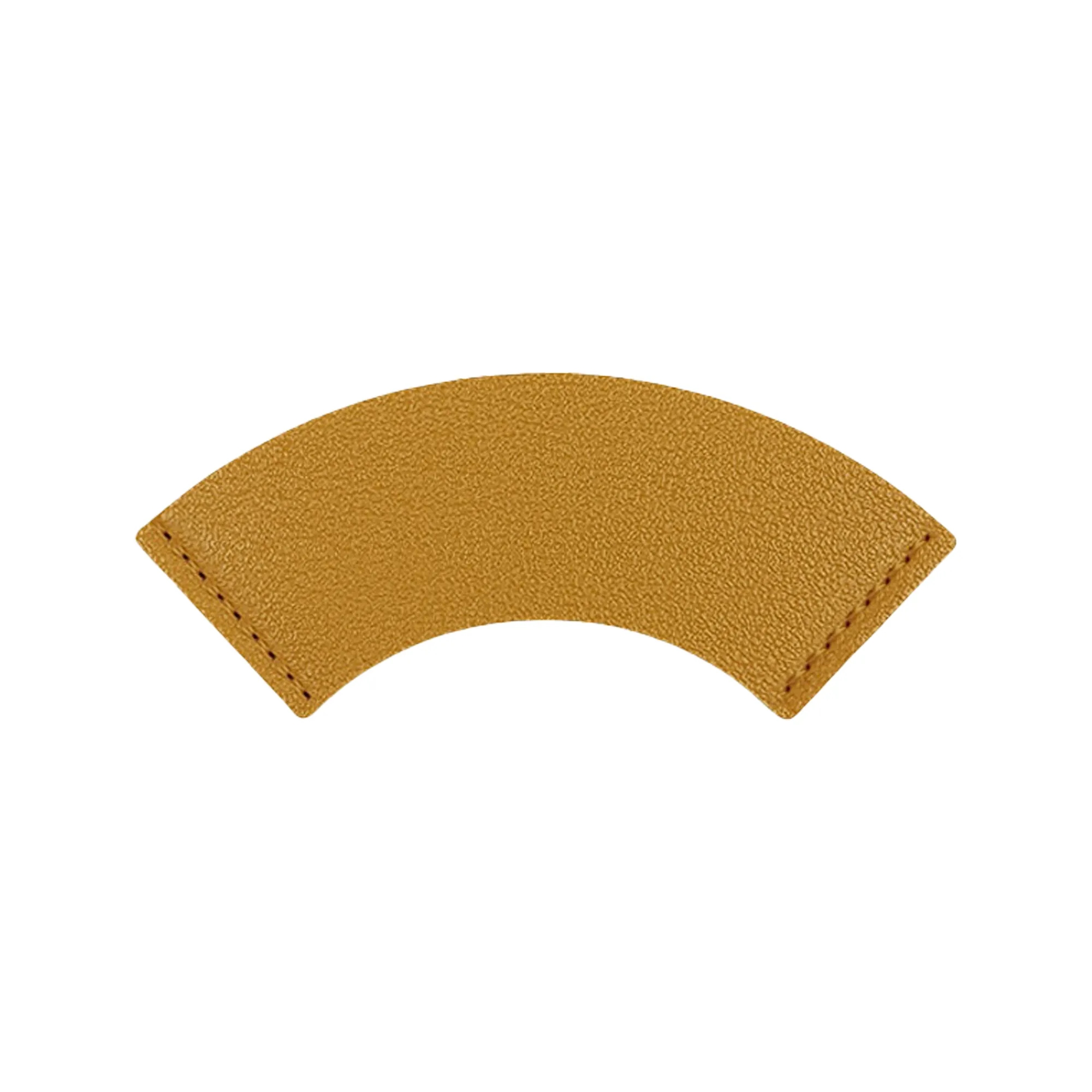 MOQ 250 PCS Custom Logo Fan Shaped Leather Bookmark 5