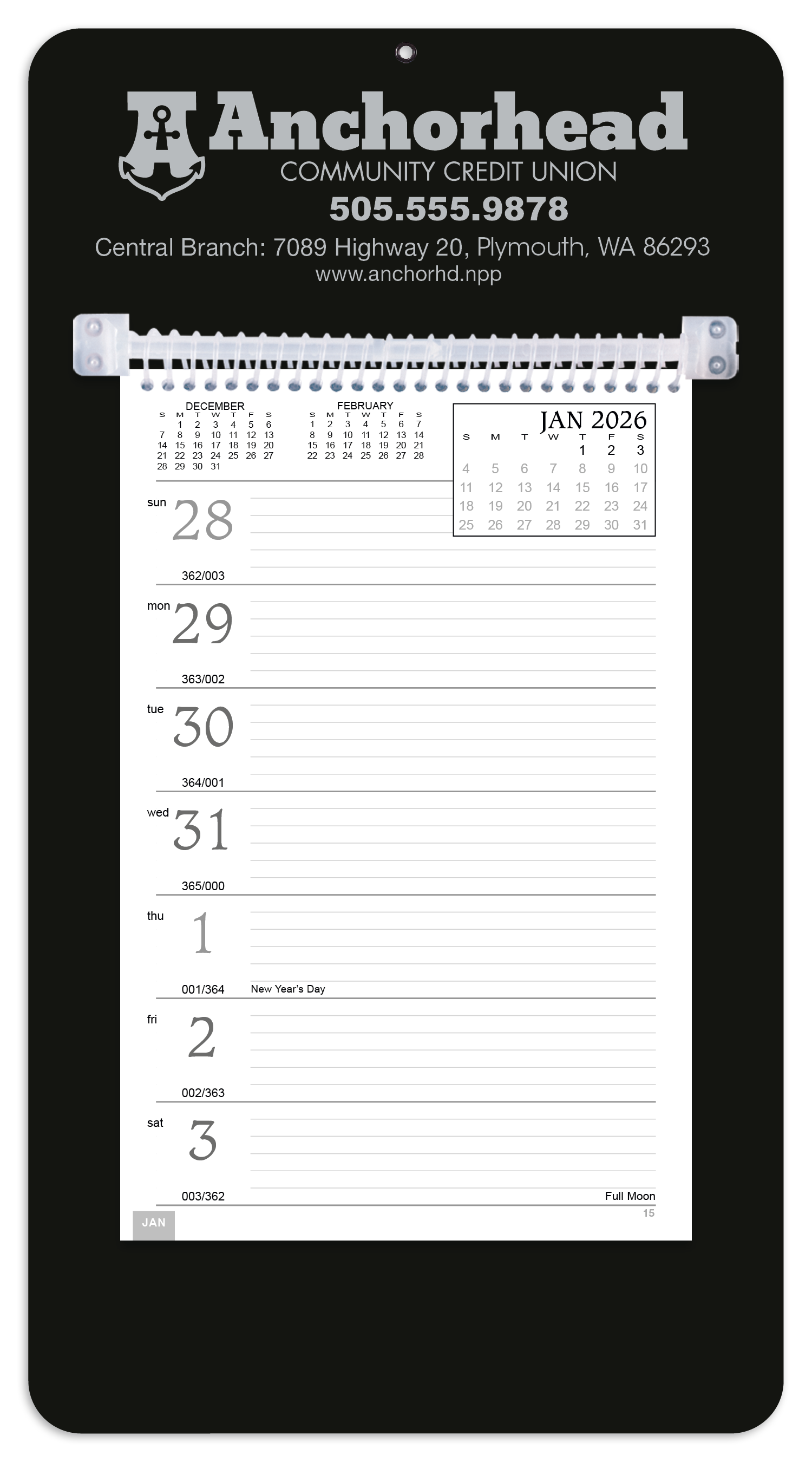 Triumph® Calendars Weekly Memo Calendar 93