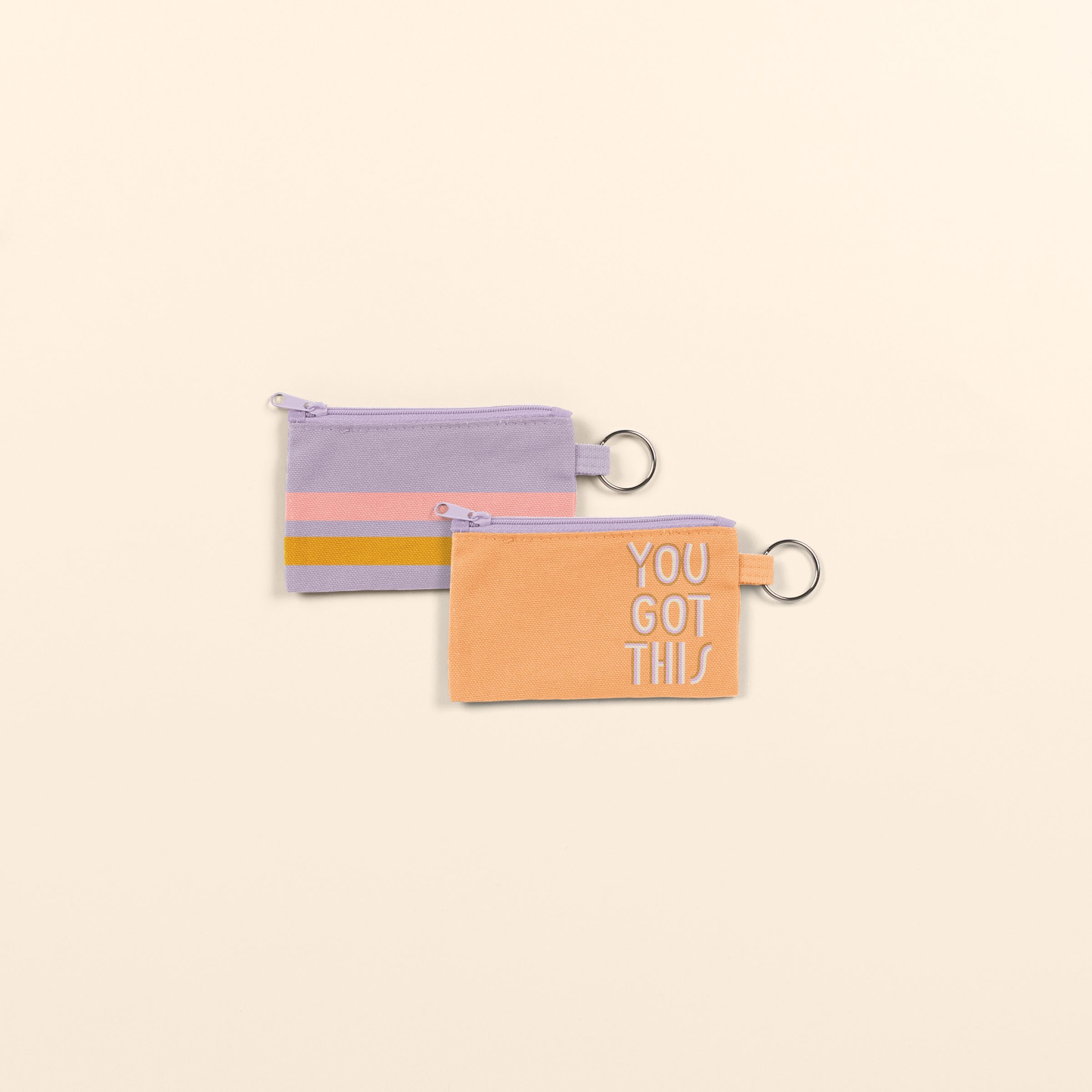 PENNY KEY RING - COLORED CANVAS 2