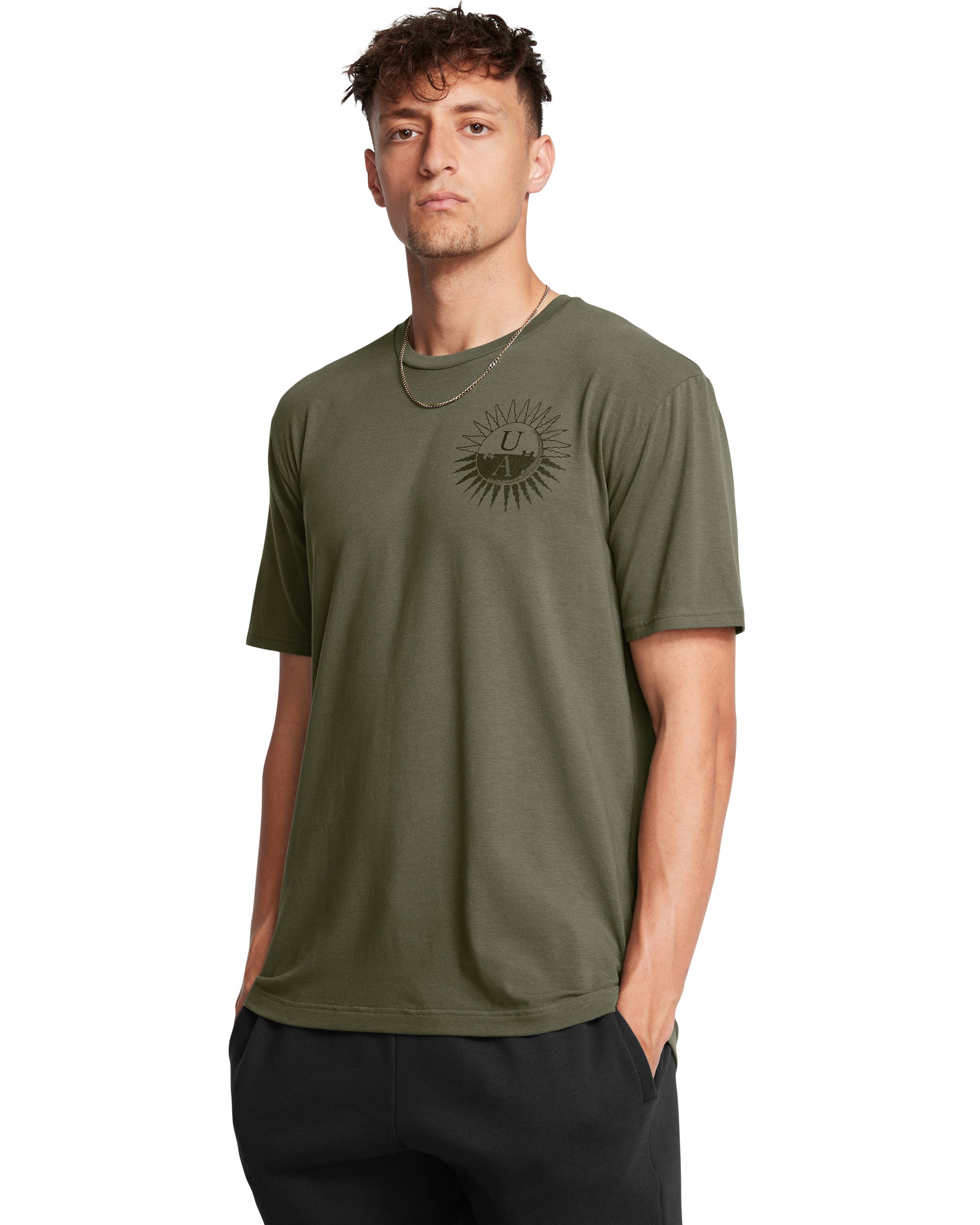 UA Sun Left Chest Men's Short Sleeve 2