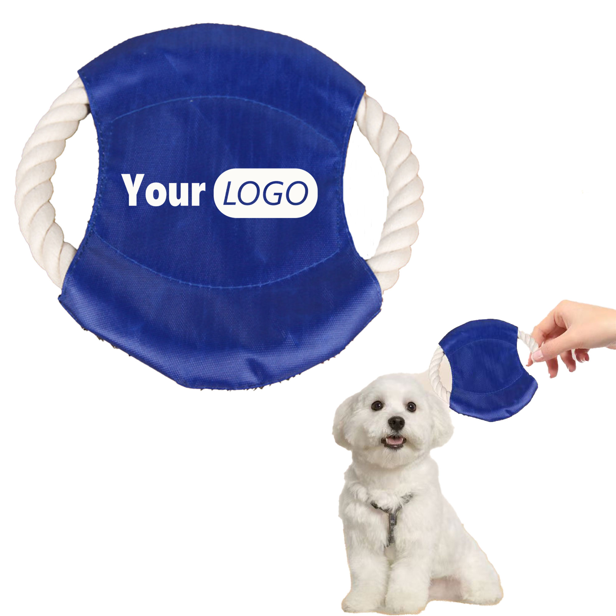 Cotton Rope Dog Flying Disc 1