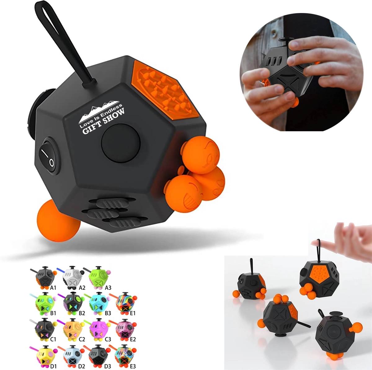 Personalized Stress Reliever Fidget Cube 2