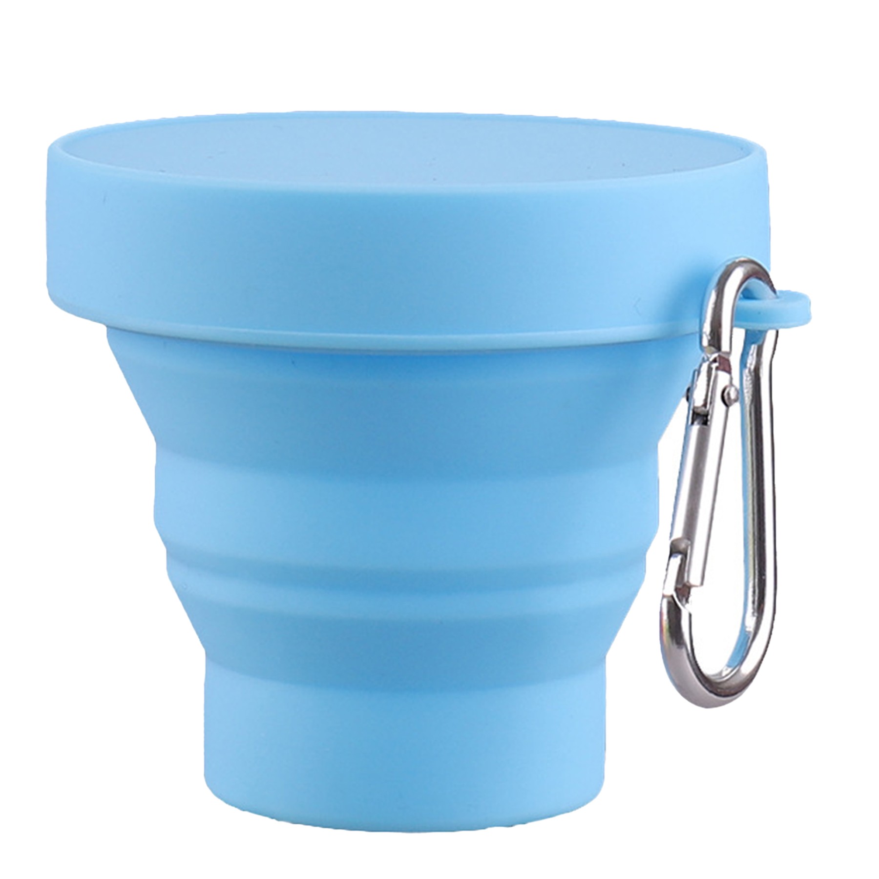 Folding Silicone Cup W/ Lids 6
