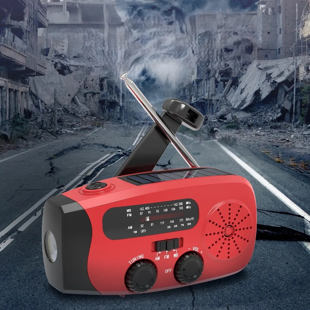 Emergency Hand Crank Dynamo Radio with USB Phone Charger 7