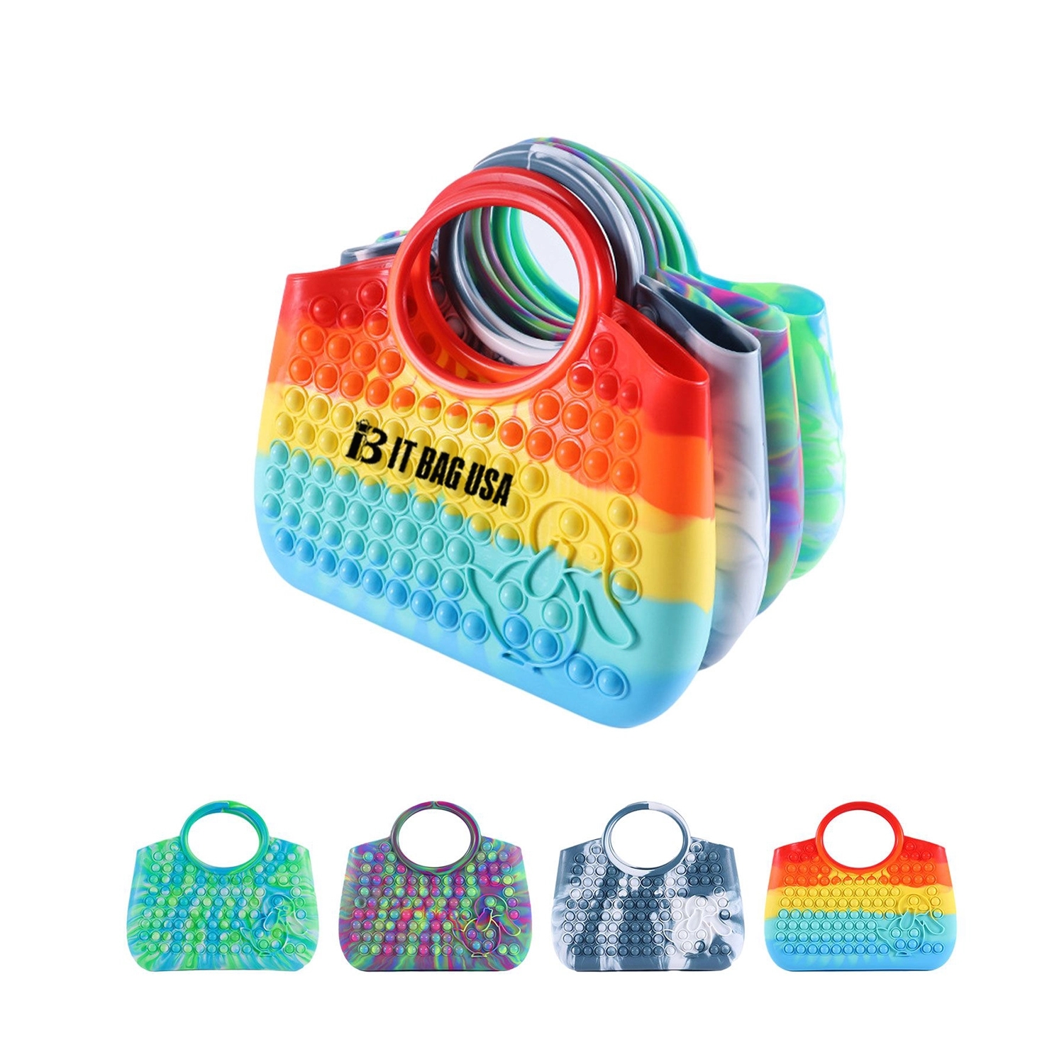 Duck Silicone Fidget Pop Handbag 1