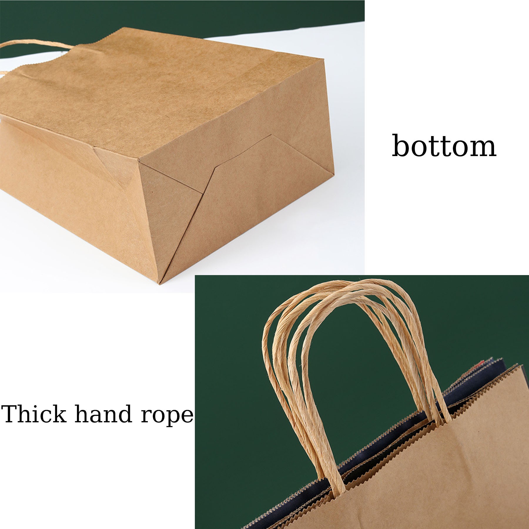 Customized Kraft Paper Gift Bags 2